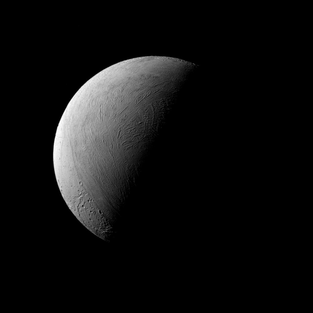 NASA photo of Enceladus